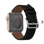 Dermatino Louraki Mavro ga Apple Watch 42/44/45/49